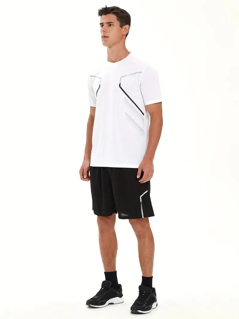 Short Sleeve Round Neck Active Dri-Fit T-Shirt