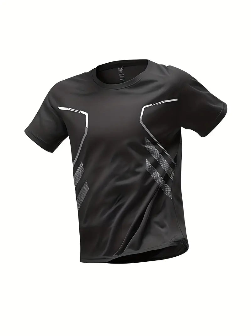 Short Sleeve Round Neck Active Dri-Fit T-Shirt